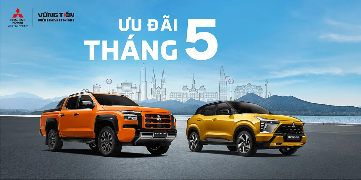 Khuyến mãi mua xe tháng 05/2025 tại Mitsubishi Bến Thành - Hồ Chí Minh